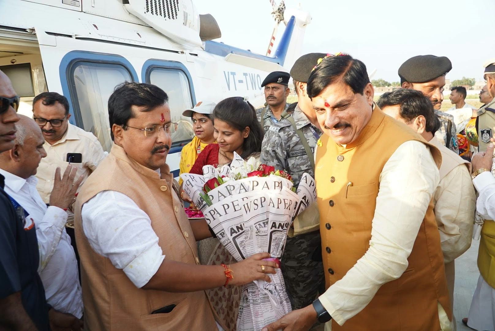मुख्यमंत्री डॉ. मोहन यादव उज्जैन पहुंचे